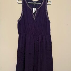 Market & Spruce Deep Purple Top